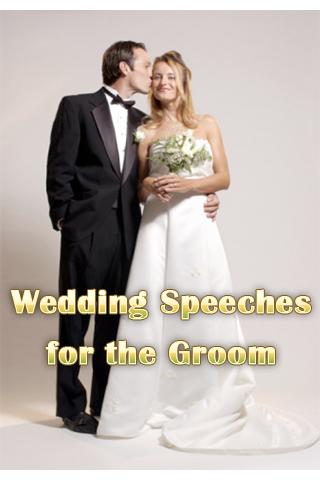 Wedding Speeches for the Groom