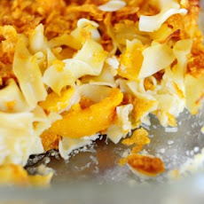 Peach Noodle Kugel