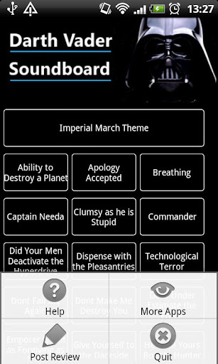 【免費娛樂App】Darth Vader Soundboard-APP點子