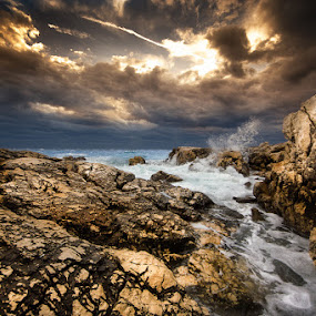 windy day by Petar Lupic - Landscapes Weather ( frkanj, croatia, rab, petar lupic, suha punta, hrvatska )