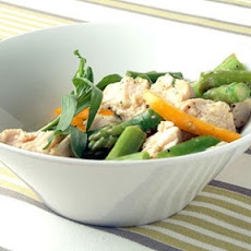 Poached Chicken and Asparagus Salad