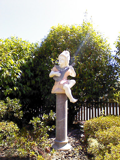 Musician Statue in the Park