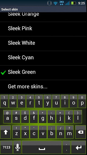 Sleek Green Keyboard Skin