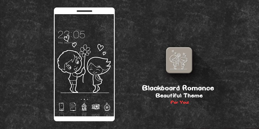 Android application Blackboard Romance Love Theme screenshort