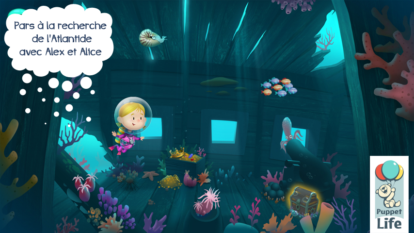 Android application Explorium: Ocean For Kids screenshort