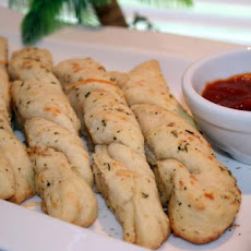 Cheesy Italian Batter Breadsticks