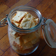 Olive Oil Parmesan Crackers