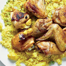 Spiced Yellow Rice with Chicken and Vegetables