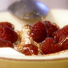 Ricotta with Honey and Raspberries