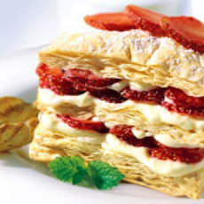 Fresh Fruit Napoleons with Whipped Cream