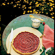 Strawberry Galette with Basil Whipped Cream