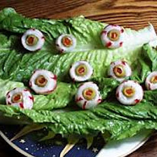 Halloween Hors D'oeuvres Eyeballs