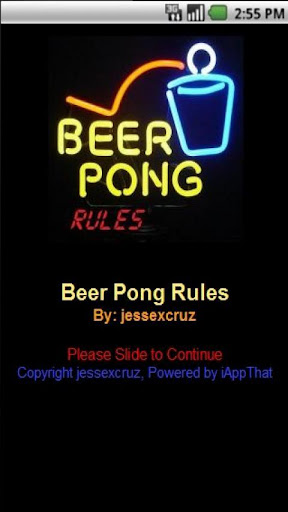 Beer Pong Rules