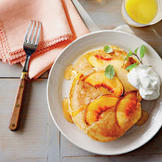 Sweet Peach Pancakes