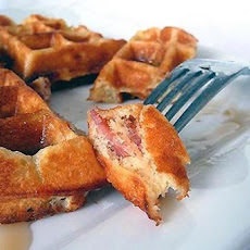 Crispy Cornmeal-Bacon Waffles