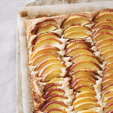 Nectarine and Hazelnut Galette