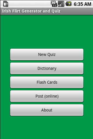 Irish Flirt Generator and Quiz