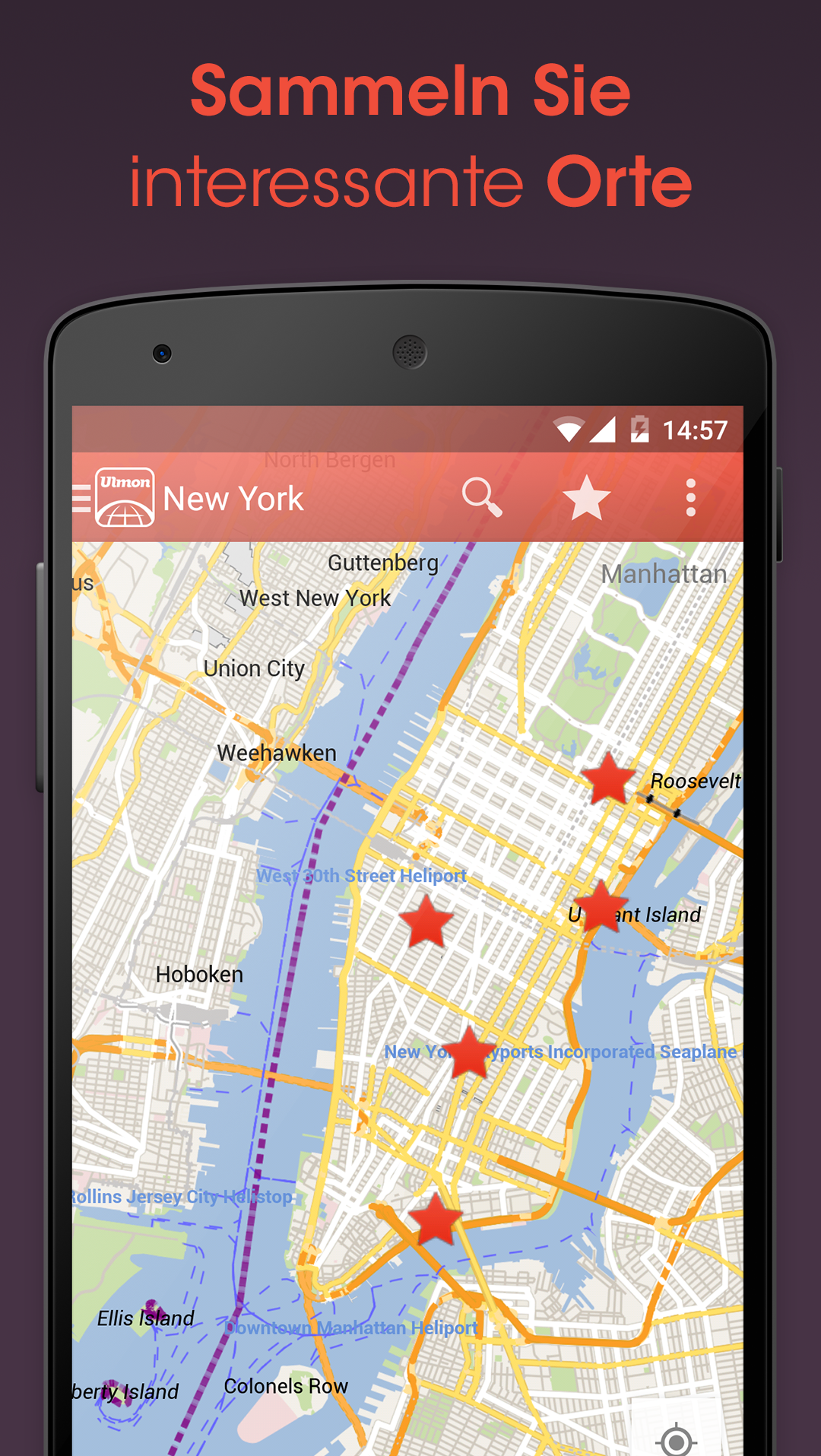 Android application CityMaps2Go  Offline Maps for Travel and Outdoors screenshort