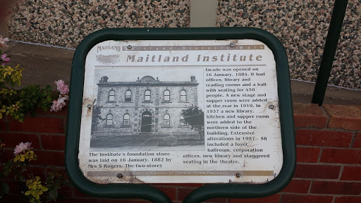 Maitland Historical Walk Maitland Institute