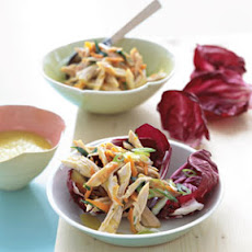 Chicken Salad in Radicchio Cups