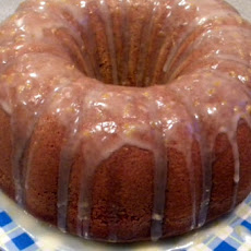 Stout Spice Cake with Lemon Glaze
