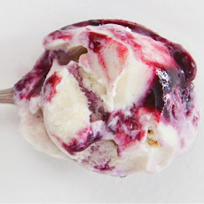Sweet Corn and Black Raspberry Ice Cream