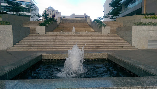Crescent Staircase Fountain 
