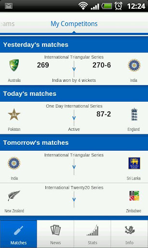 ecb-cricket for android screenshot