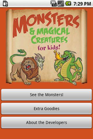Monsters Creatures For Kids