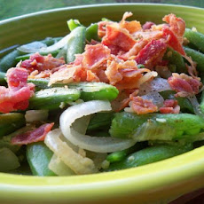 Sugar Snap Peas with Bacon