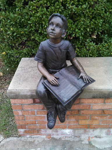 Boy Reading Sculpture