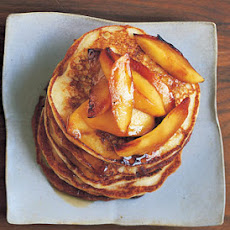 Buttermilk Pancakes with Maple Syrup Apples