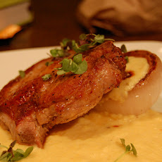Barbecue-Rubbed Pork Chops
