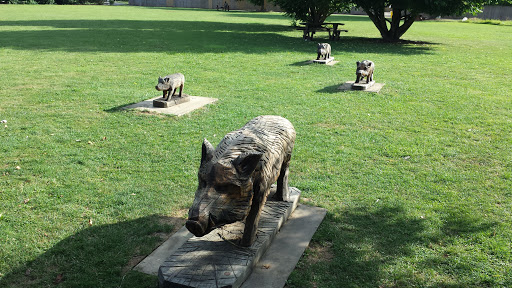 Wooden Boar Family