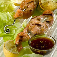 Grilled Salmon Skewers