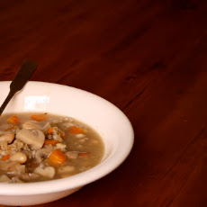 Cremini Mushroom Barley Soup
