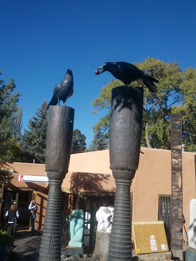 Two Ravens Sculpture