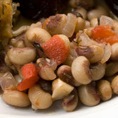 Simmered Black-Eyed Peas with Tomatoes Recipe