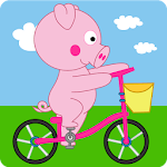 Peppie Pig Bike Racing Games Apk