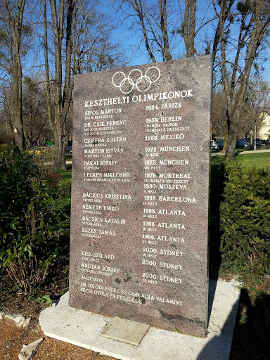 Keszthelyi Olimpikonok emléktáblája