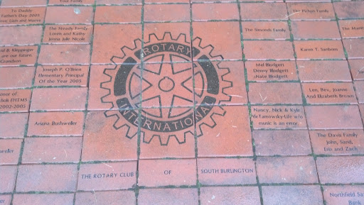 Rotary International Brick Patio