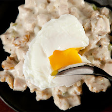 Turkey Hash with Poached Eggs Recipe