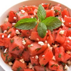 Watermelon Feta Salad with Mint