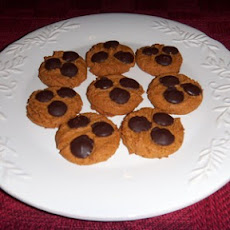 Peanut Butter and Dark Chocolate Chip Cookies