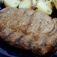 Rib Eye Steak in Bock Beer Marinade