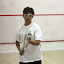Mithun applauding a nice shot from opponent Mark Raeside