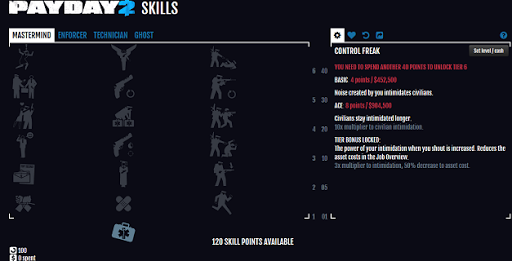 Skill Calculator Payday 2 Ak Mix Loans Toyou