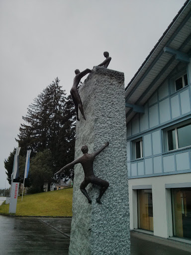 Climbers Statues