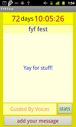 FYFFest Countdown