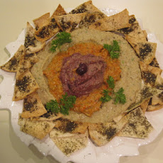 Baba Ghanooj Trio served with Za'atar Pita Toasts